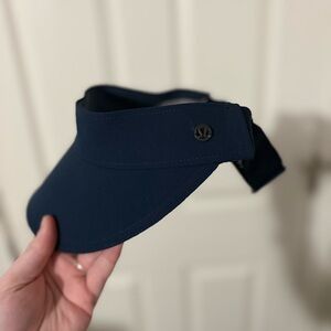 Lululemon Fast Paced Run Visor in Midnight Navy